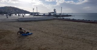 Kuşadasında Fırtına Hazırlıkları