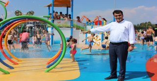 Bursanın İlk Su Oyunları Parkı Açıldı