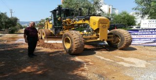 Akbük Asfalt Sathi Kaplamayla Buluşuyor