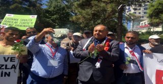 Kayseride Yaşayan Iraklılar Sembolik Dolar Yaktı