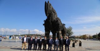 Çin Halk Cumhuriyeti İstanbul Başkonsolosu Cuı Wei, Çanakkale Valiliğini Ziyaret Etti