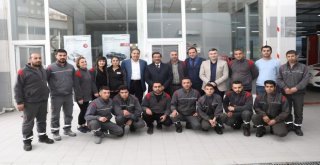 Başkan Atilladan Otomotiv Firmalarına Ziyaret