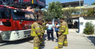 Balıkesirde Kısa Devre Yapan Ütü Yangına Neden Oldu