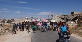 Halep, İdlib Ve Hamadaki Gösterilerde Saldırılar Kınandı