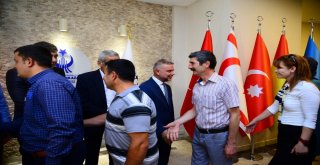 Başkan Ertürk, Belediye Çalışanlarıyla Bayramlaştı