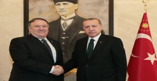 Cumhurbaşkanı Erdoğan Abd Dışişleri Bakanı Pompeo İle Görüşüyor