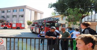 Antalyada Bir Okuldaki Yangın Korkuttu
