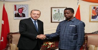 Cumhurbaşkanı Erdoğan, Zambiyalı Mevkidaşı İle Görüştü