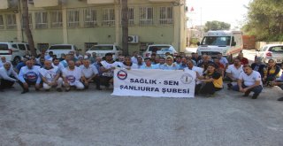 Şanlıurfada Sağlık Çalışanlarına Yönelik Şiddete Tepki