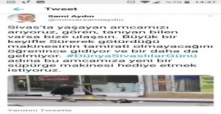 Tüm Sivas Onu Arıyor