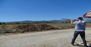 Hisarcıkta Trap Ve Tek Kurşun Atış Yarışması Yapıldı