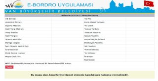 Van Büyükşehir Belediyesinde ‘E-Bordro Dönemi
