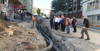 Vali Ustaoğlu, Belediye Çalışmalarını Denetledi