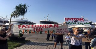 Büyükadada ‘Faytona Son, Atlara Özgürlük Eylemi