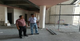 Müdür Çatkılı 15 Temmuz Mesleki Ve Teknik Anadolu Lisesi Binasında İncelemede Bulundu