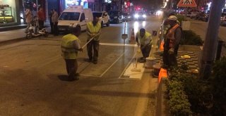 Yaya Geçidinin Çizgileri Yenilendi