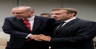 Cumhurbaşkanı Erdoğan, Fransa Cumhurbaşkanı Macron İle Görüştü