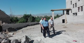 Ağrı Milli Eğitim Müdürü Turan Okul İnşaatlarını Denetledi