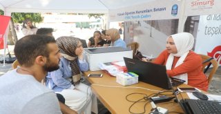 Yks Tercih Çadırı, Eyüp Sultan Camii Meydanında