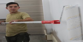 Muğlada Mehmetçik Okul Boyadı