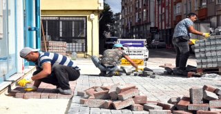 Parke Taşı Çalışmaları Reşadiye Mahallesinde Devam Ediyor
