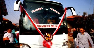 Gelin Almaya Süslediği Otobüsle Gitti