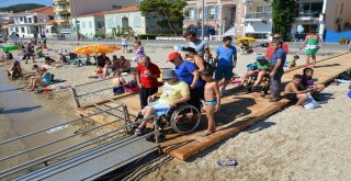 Foçadaki Rampalar Yüzme Engellini Kaldırdı