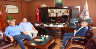 Rektör Karabuluttan Milli Eğitim Müdürü Turana Ziyaret
