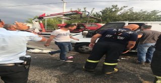 Para Nakil Aracı Otomobille Çarpıştı: 3 Yaralı