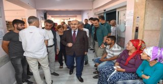 Vali Demirtaş, Yüreğir Kaymakamlığında İncelemelerde Bulundu