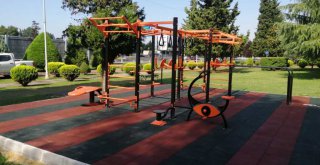 Büyükşehir ilk workout spor istasyonu Yahya Kaptan’da kuruldu