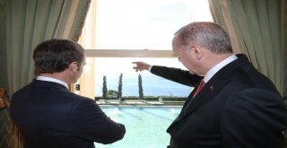 Cumhurbaşkanı Erdoğan, Fransa Cumhurbaşkanı Macron İle Biraraya Geldi