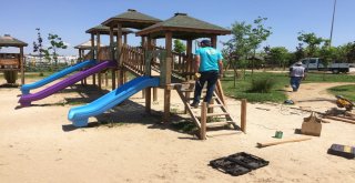 Büyükşehir İmal Ediyor Çocuklar Eğleniyor