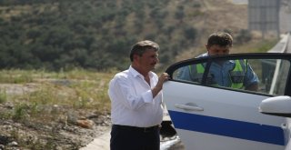 Otoyolda Otobüs Alev Alev Yandı