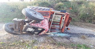 Kepsutta Trafik Kazası 2 Yaralı