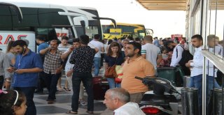 Şanlıurfa Otogarında Kurban Bayramı Yoğunluğu