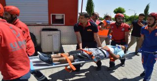 Besni Devlet Hastanesinde Ki Tatbikat Gerçeği Aratmadı