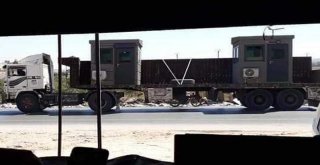 Türkiyeden Giden Askeri Gözlem Kulelerini Taşıyan Tırlar Suriyede