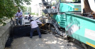 Ercişte Yol Asfaltlama Çalışması