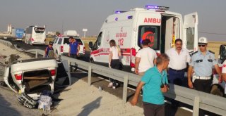 Aksarayda Otomobil Takla Attı: 5İ Çocuk 9 Yaralı