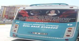 Erzurumda Bir Sürücü Otobüsün Arka Camını Leyla Ve Eylülün Fotoğrafları İle Kapladı