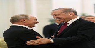 Cumhurbaşkanı Erdoğan Putin İle Görüştü