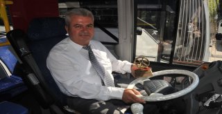 Aydında Ayın Şoförüne Ödülünü Bozkurt Verdi