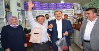 Milletvekili Eroğlundan Baba Ocağı Şuhutta Esnaf Ziyareti