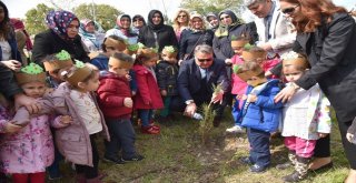 Yunusemrede Binlerce Fidan Toprakla Buluşuyor