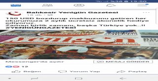 Döviz Bozdurma Kampanyasına Yenigün Gazetesinden Destek