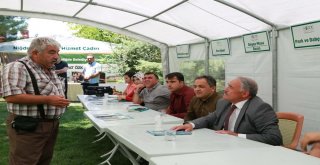 Niğde Belediyesinin Hizmet Çadırı Aşağı Kayabaşı Mahallesinde