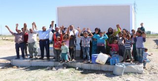 Aksarayda Urfalı Tarım İşçileri Suya Kavuştu