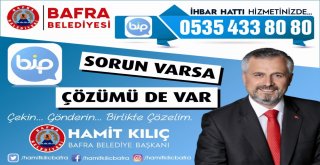 Bafra Belediyesinden Yeni İhbar Hattı