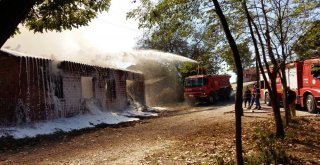 Çanakkalede Samanlık Yangını